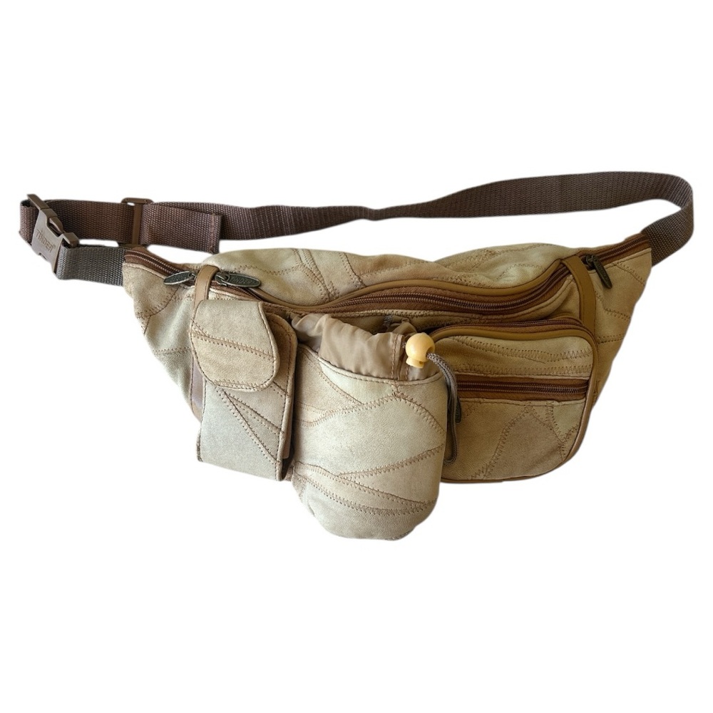 Vintage Tinder Tan Multi-Pocket Men's Bag